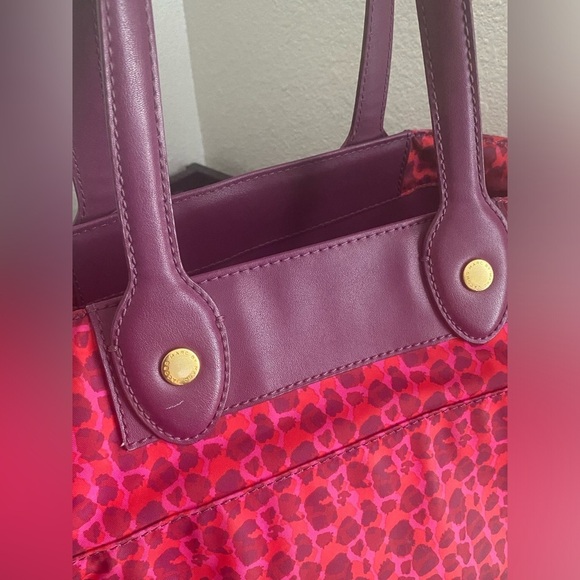 Marc Jacobs Preppy Pink Elizababy Nylon Tote Purse Diaper Bag - Picture 13 of 15